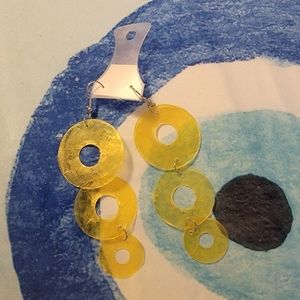 Capiz Shell Earrings NWT